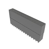Samtec ESQ-115-33-T-D Sockets Elevated Socket Strip, 0.100" Pitch