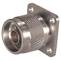HUBER+SUHNER 13_N-50-0-33/133_NE Connectors N straight flange receptacle plug(m)