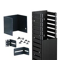 Panduit FRHD4KTBL Kits, Hinged Duct Cable Manager Kit, 4" x 4" (100mm x 100mm), FiberRunne