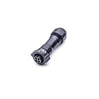 Amphenol LTW BD-06BFFA-QL8LP0 Standard Circular Connector X-Lok, Standard Size, Plastic, 5A, 06 pins, Female Connector, Female Contact, Straight, Push Lock, Crimp, Field Installable, F8.0 - F10.0mm, IP68