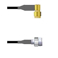 Amphenol Custom Cable Q-37054000D024i RF Cable Assemblies SMA-RP/TNC-SP LMR19 24I