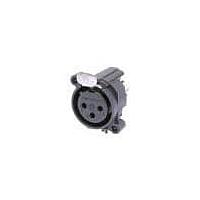 NEUTRIK NC3FAAV2 Receptacles 3P FEMALE VERT PIN 1 & GRD SEPARATE