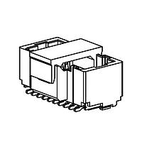 Amphenol Commercial Products G846A402200T1HR Shrouded Wire to Board 1.0mm Pitch,STR SMT,2x20Pin,15u" Gold,NY9T,T&R W/CAP,UP LATCH TYPE,COLOR-NATURAL