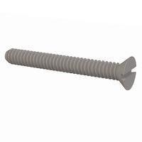 Essentra Components 020632A112 Slotted Countersunk 82 Slotted CSK Screw, #6-32 Thread, 1 1/8 Lg