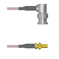 Amphenol Custom Cable Q-0D03M0005084i RF Cable Assemblies BNC-RP/SMB-SJB G316 84I