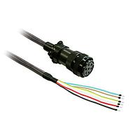 SCHNEIDER VW3M5D2FR30 Motor Drives power cable 3m shielded 4x 1,3mm, BCH2 brake MIL connector