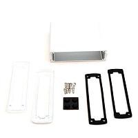 Bud Industries EXN-23360-SVP PCB Enclosure Extruded Aluminum Enclosure Silver with Plastic Cover (1.6 X 5.8 X 5.1 In)