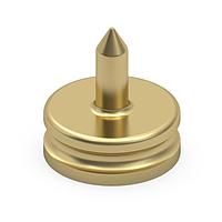 Mill-Max 6046-0-00-21-00-00-03-0 Terminal Pin, Surface Mount Surface Mount Pin, .081" Long Grooved Base, .019" Diameter Tail