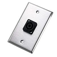 NEUTRIK 104L Speaker Connectors WALLPLATE SINGLE NL4MP