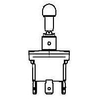 Honeywell 32NT91-61 Toggle Switch DPST 3 Position Quick Con Stand Levr