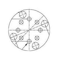BIVAR 603-115 IC Mount Perm-O-Pad Round IC Mnt White