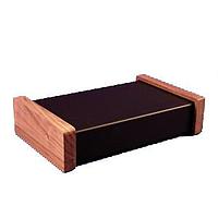 Hammond Manufacturing 1441-16BK3CWW Chassis Steel Chassis w/Wood Side 9.9x5.9x1.9"