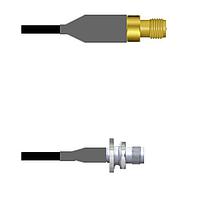 Amphenol Custom Cable Q-7004S000M012i RF Cable Assemblies SMA-SJ/TNC-SJB LMR24 12I