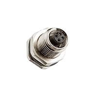 Amphenol LTW M5-02PFFP-SF7001 Standard Circular Connector SPE, M Series M5 Interface, Metal, 1A, 02 pins, Female Connector, Female Contact, Hexagonal, Screw Thread, PCB 180, Receptacle, Front Fastened, IP67 Unmated