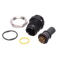 Amphenol Alden 330182 Connectors Fr Pnl Mnt PCB Tail KitPnl Mnt 14P 22AWG