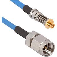 Amphenol SV Microwave 7032-7435-180 RF Cable Assemblies SMPM VITA 67.3 2.92mm Male Assem.