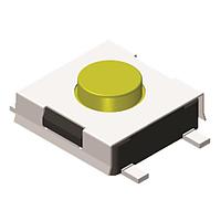Diptronics DTSF-61Y-V-B Tactile Switches 6x6mm 520gf YELLOW