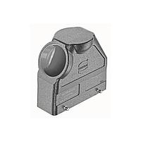 HARTING 19370240529 Headers & Wire Housings 24B Marine Hood Side Entry, Double Lever, High Construction, M50