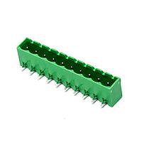 Amphenol Anytek OQ1054500000G Headers OQ - 5.08 - 10P GREEN(RAL6018T) pin bright tin plated ,180 , close type