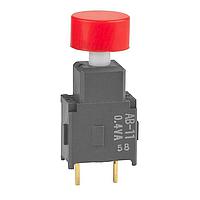 NKK Switches AB11AP-HC Sealed SPST OFF(ON) RED