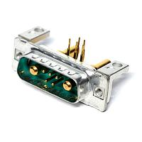 Amphenol CONEC 3007W2PCT42N20X Mixed Contact D-Sub Connectors 7W2 M R/A SIGNAL 20A SC POWER