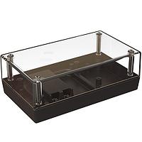 Serpac 152RC9V,AL Plastic 152RC9V Clear Top/Almond Enclosure