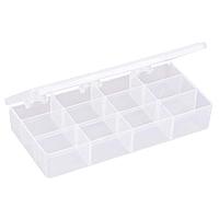 Flambeau T219 Multiple Compartment 12-Compartment Box 6 3/4" X 3 3/16" X 1 3/16" (17.15 x 8.10 x 3.02 cm)