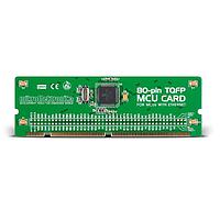Mikroe MIKROE-454 Daughter Cards & OEM Boards MCU CARD LV18F TQFP 80P W/ PIC18F87J60