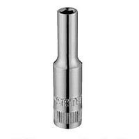 SATA 11410 1/4inch DR. 6PT. DEEP SOCKET (S.A.E.) / (METRIC)