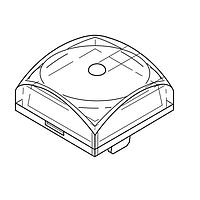 NKK Switches AT3188JB Home Key Cap KP04 ILLUM PUSHBUTTON CAP