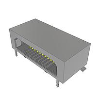 Samtec FCS8-10-01-L-S-A-TR Socket 0.80 mm High-Speed Cost-Effective Micro Coax Cable