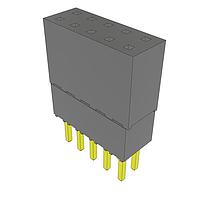 Samtec ESQ-105-23-G-D Sockets Elevated Socket Strip