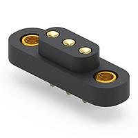 Mill-Max 858-10-003-10-012000 Spring-Loaded 4mm target Conn TH with inserts,no pins