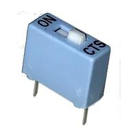 CTS Electronic Components 206-1S DIP Switches SPST Epoxy Sealed