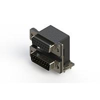 EDAC 664-015-264-037 Dual Port D-Sub Connectors Right-angle Dual Port D-Sub Connector