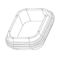 DEUTSCH - TE Connectivity 1010-063-0806 Accessories SEAL, INTF, 8P, RED-ORG, SL RET, DT