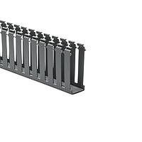 HellermannTyton 181-15403 Slotted Wall Wiring Duct SL1.5X4 GRY PVC DUCT MOD