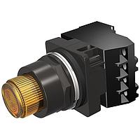 SIEMENS 52BT6G9A Push-to-Test PTT PL/ILL PB,AMB,XFMR,INC,120V,1NO-1NC