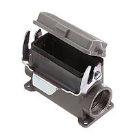 AMP Connectors - TE Connectivity T1660163129-000 Housings Hood High Body PG29 Steel Lock SideEntry