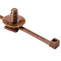 HellermannTyton 156-00457 Cable Tie Mounts T50RFT7HD BRNSTNL TIE&MNT ASMY