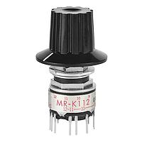 NKK Switches MRK112-A Rotary Switches LO PRO SHFT 2-12 POS