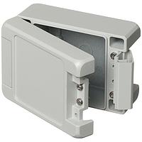 BOPLA 00122125 General Purpose ENCLOSURE, BOCUBE ALU, 121 X 86 X 60MM, LT GRA, HINGED LID, MEM, ALUMINUM, BA 100806 F-7035
