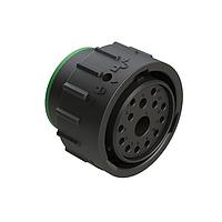 Amphenol SINE Systems AHDP06-24-14SN-SRA Connectors 14 POSITION PLUG GREEN