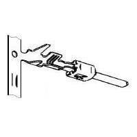 AMP Connectors - TE Connectivity 2-2141598-2 Quick Connect Tab2.8X.0.8 Contact