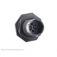 Eaton Souriau-Sunbank UTGX7102W2P Receptacles Jam nut receptacle, without backshell, for 4 male contacts,  IP68/69K