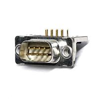 Amphenol CONEC 163A13019X Plug 9 POS M R/A ASSEMBLY TIN