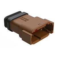 Amphenol SINE Systems ATM04-12PD-SR1BN Connectors 12 Pin Rec Pos D w/Strn Rlf