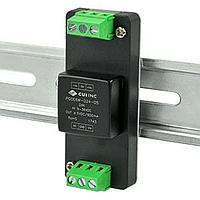 CUI Inc PQDE6W-Q24-S9-DIN Isolated 6W 9-36Vin 9Vout 667mA Iso Reg DIN