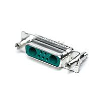 Amphenol CONEC 3007W2SAR99F20X Mixed Contact D-Sub Connectors 7W2 F PC TAIL 4-40 THRD LOCK SPCR.CLIP