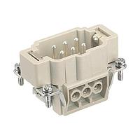 HARTING 09330062601 Inserts HAN E 6P MALE SCREW SCREW TERMINATION